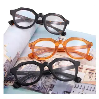 Special Shape Custom Logo Men Acetate Optical Glasses
