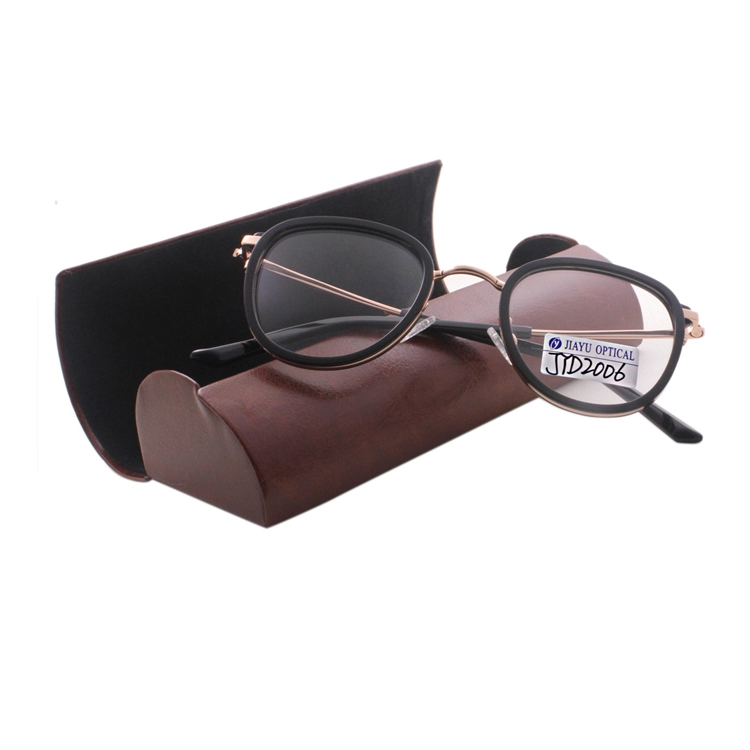  Retro Round Glasses with Metal Optical Frames 