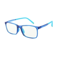 New Designer Custom Logo Square Anti Blue Light Kid Glasses
