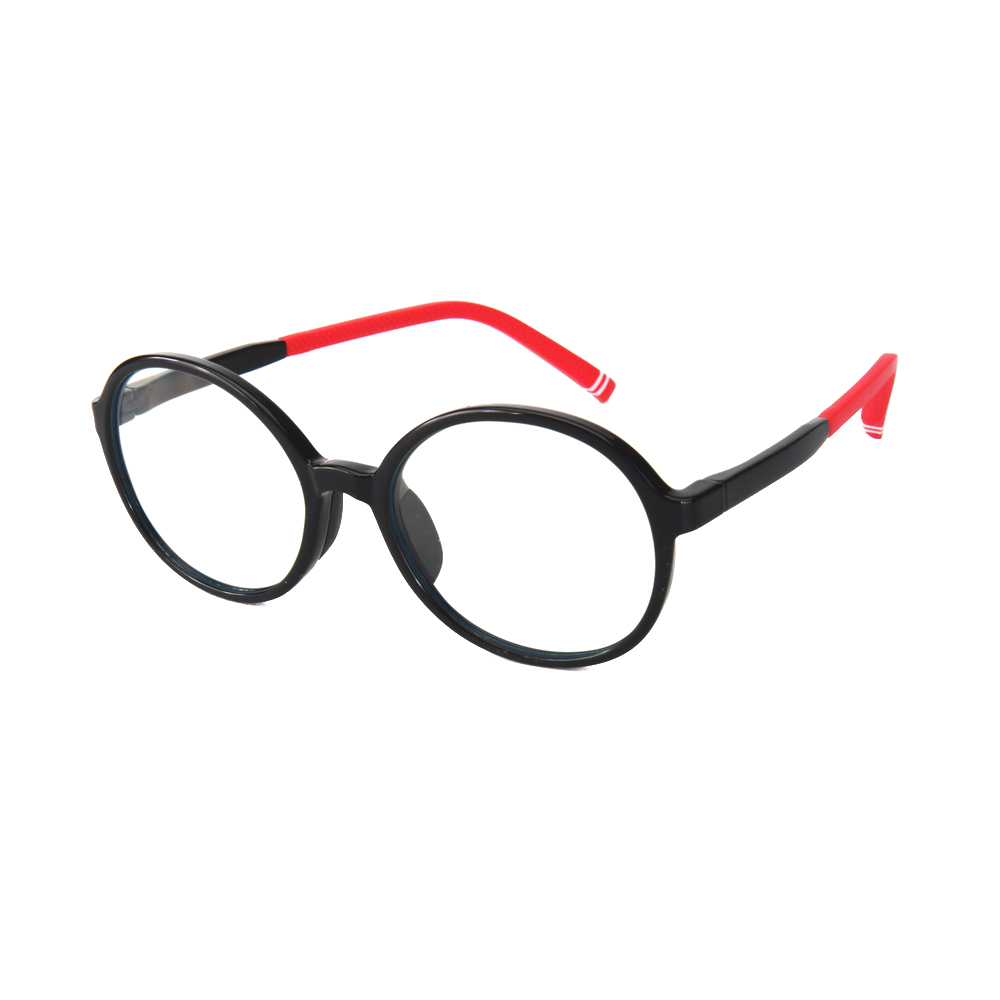 TR90 Fashion Vogue Round Blue Light Blocking Kid Glasses