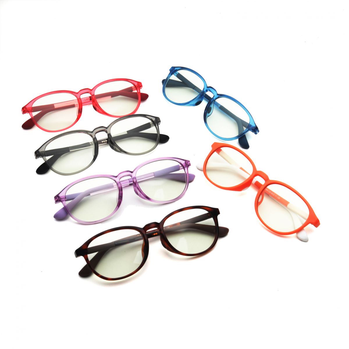 Round Anti Blue Light Kids Optical Glasses