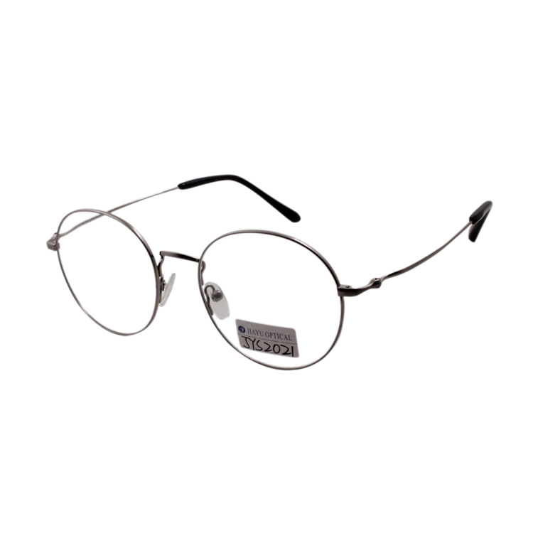 Round Shape Metal Optical Frames Reading CustomLogo Glasses