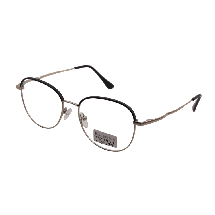 New Brand Retro Double Color Metal Optical Eyeglasses Frame