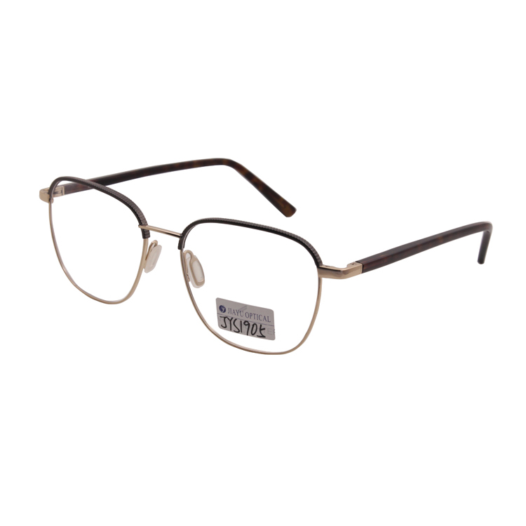 Unisex Retro Square Memory Spectacle Metal Eyeglasses Frames