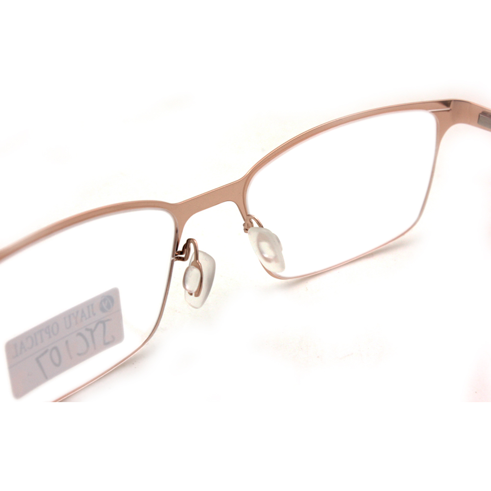 Custom Logo Fashion Metal UV400 Optical Golden Glasses