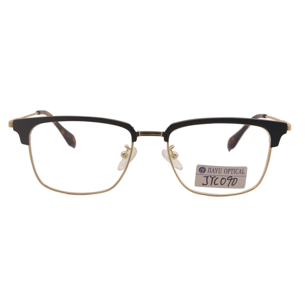 New Fashion UV400 Optical Metal Half-frame Glasses