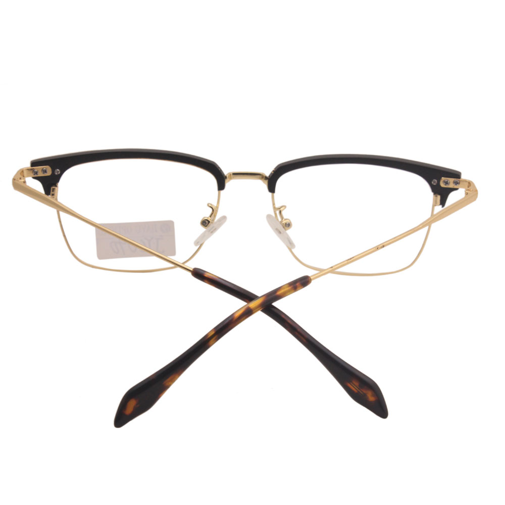 New Fashion UV400 Optical Metal Half-frame Glasses