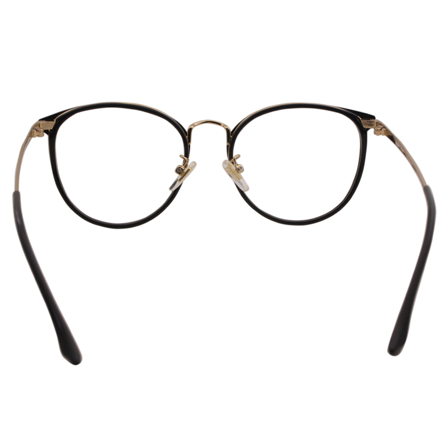 High Quality Fashion Retro Round Glasses with Metal Temples