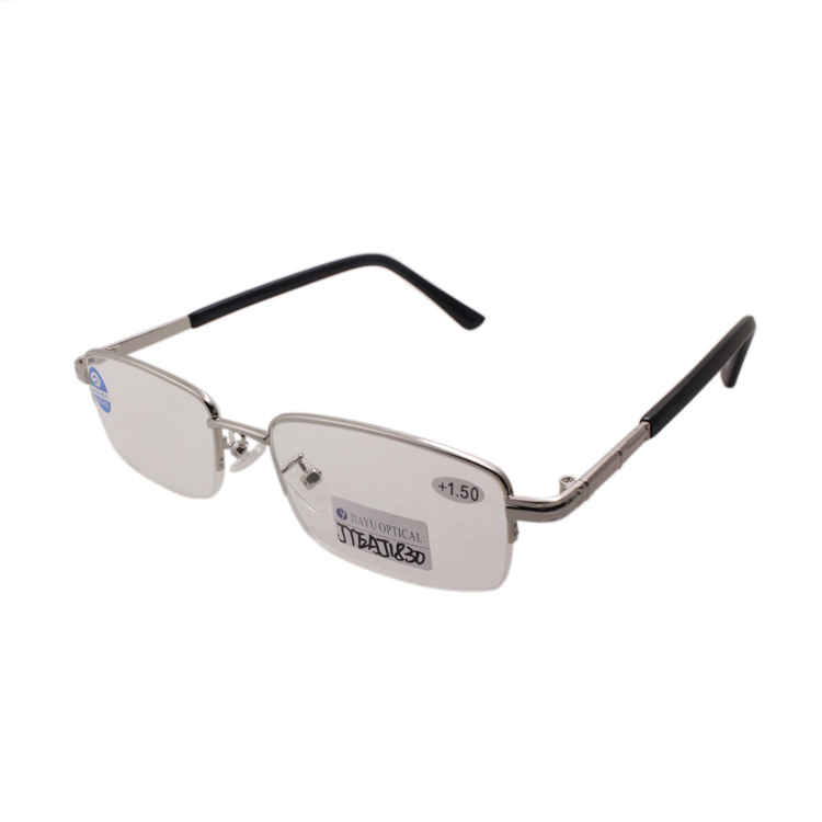 Square Metal Frame Anti Blue Light Computer Reading Glasses