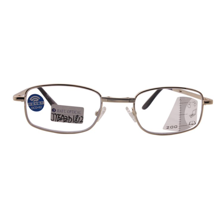 Anti Scratch Full Metal Frame Blue Light Reading Glasses