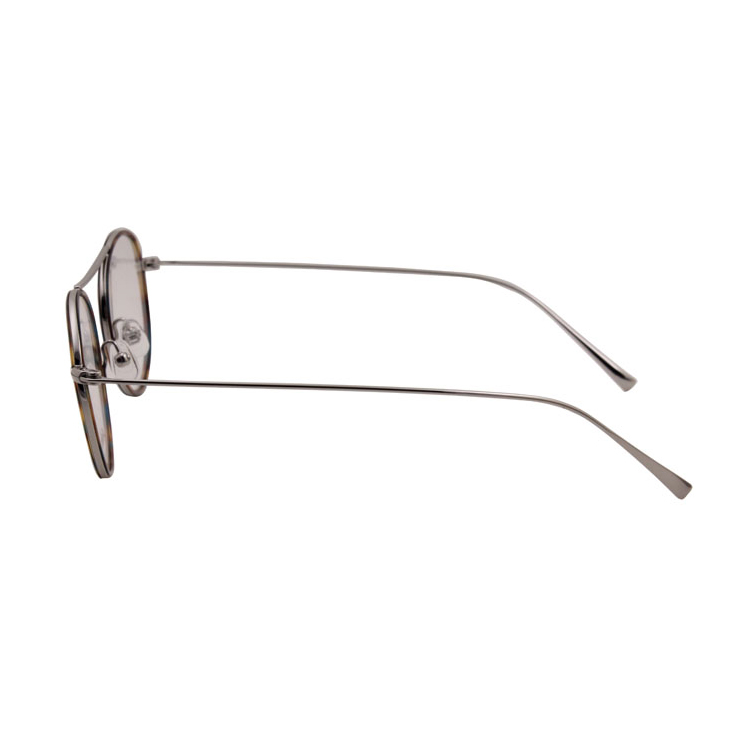 Retro Round Custom Logo Stainless Unisex Optical Frames