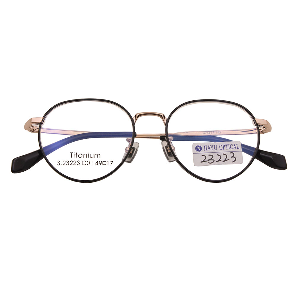 2022 New Round-frame Optical Glasses Select Titanium Frames