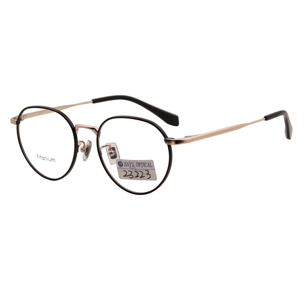 2022 New Round-frame Optical Glasses Select Titanium Frames