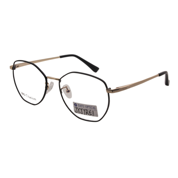 High Quality Fashion Custom Logo Optical Frames Ultra-light Titanium Glasses