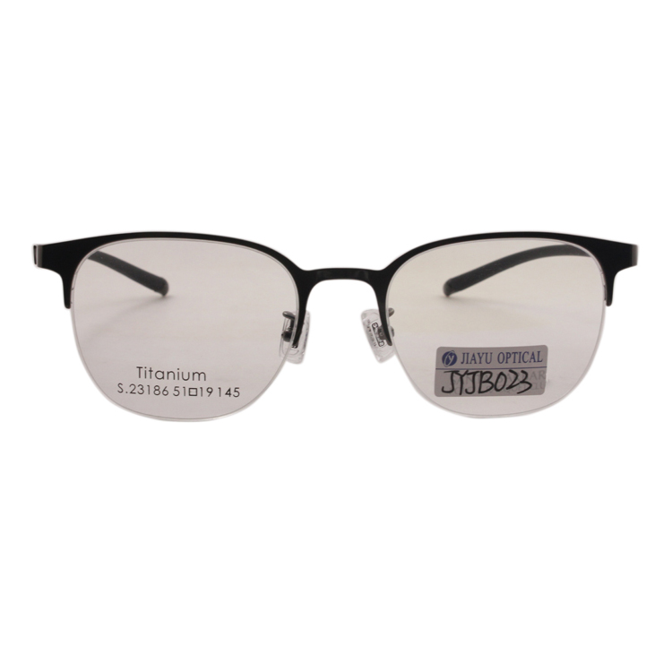New Fashion Half Frame Glasses  Anti Scratch Ultra-light Titanium Glasses Frame