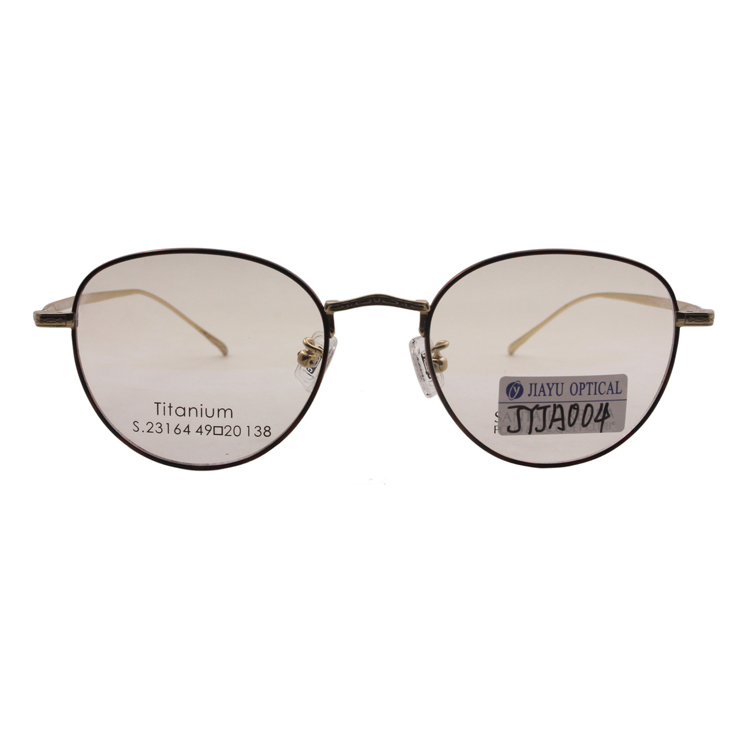Wholesale Fashion Anti Scratch Ultra-light Men Titanium Optical Glasses Frame