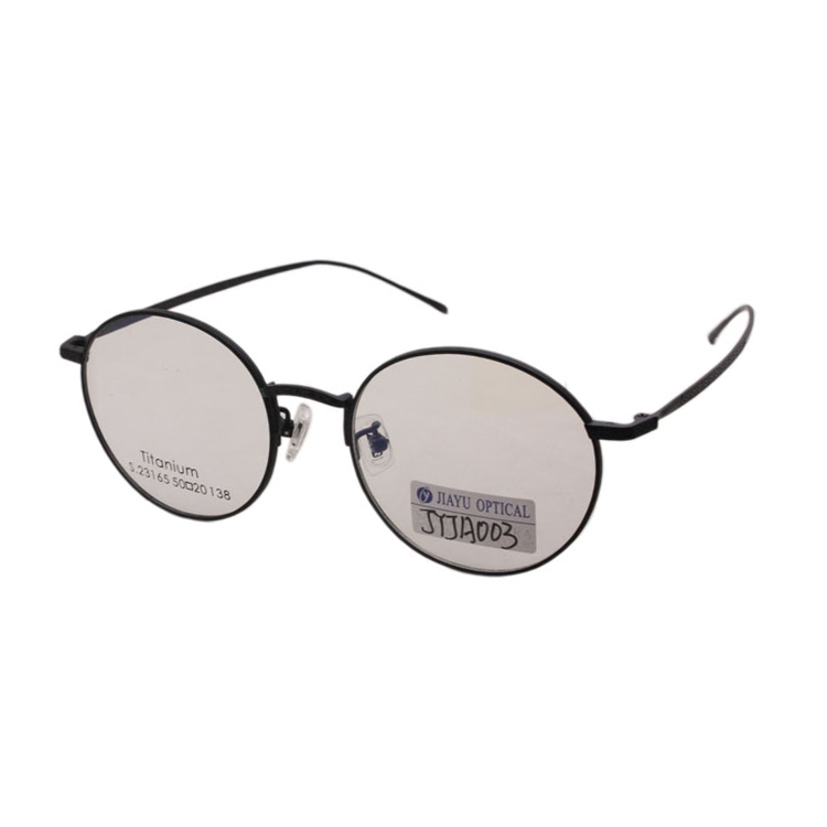 Xiamen Factory Full Rim Pure Titanium Glasses Round Titanium Glasses Frame