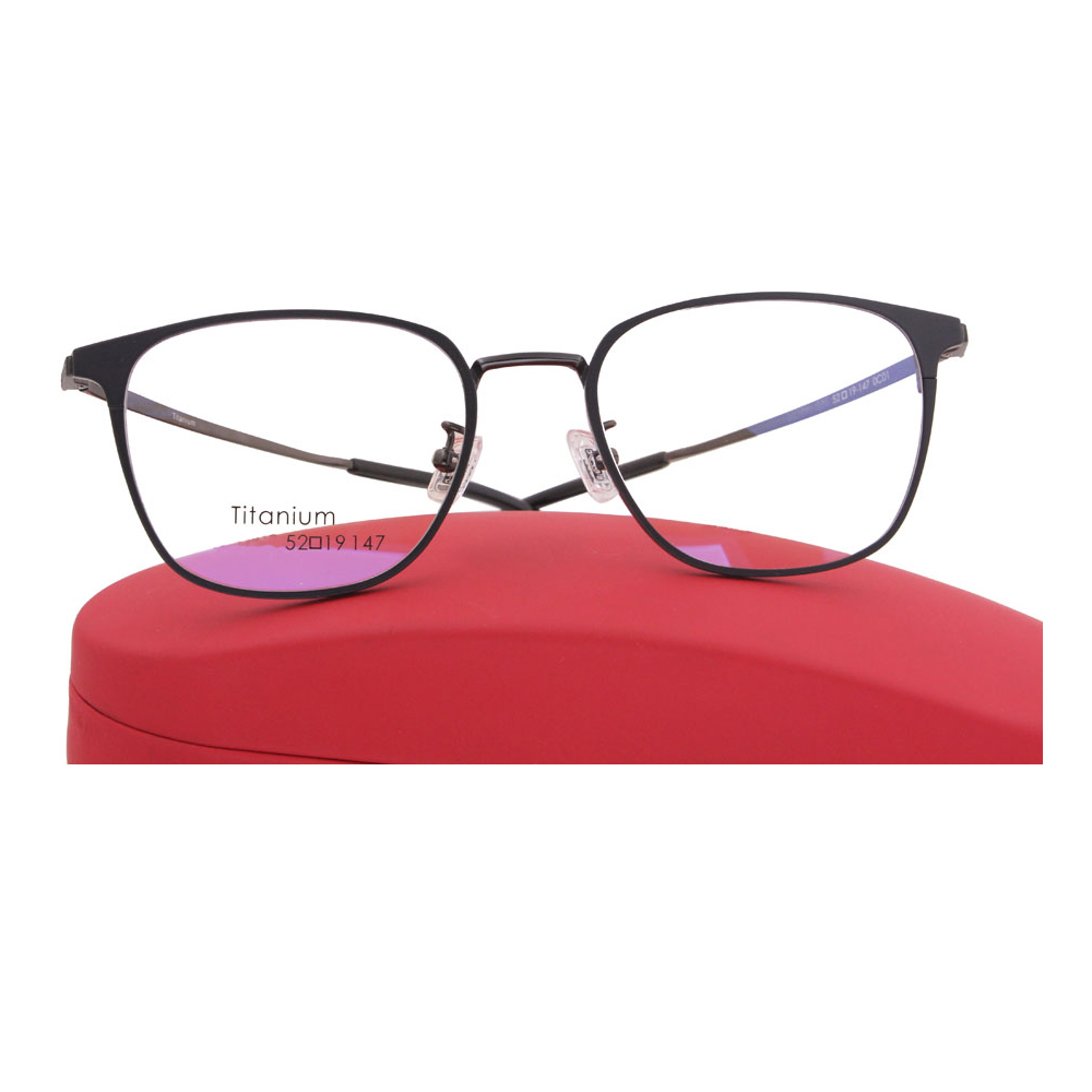 Anti Blue Light Black Titanium Glasses