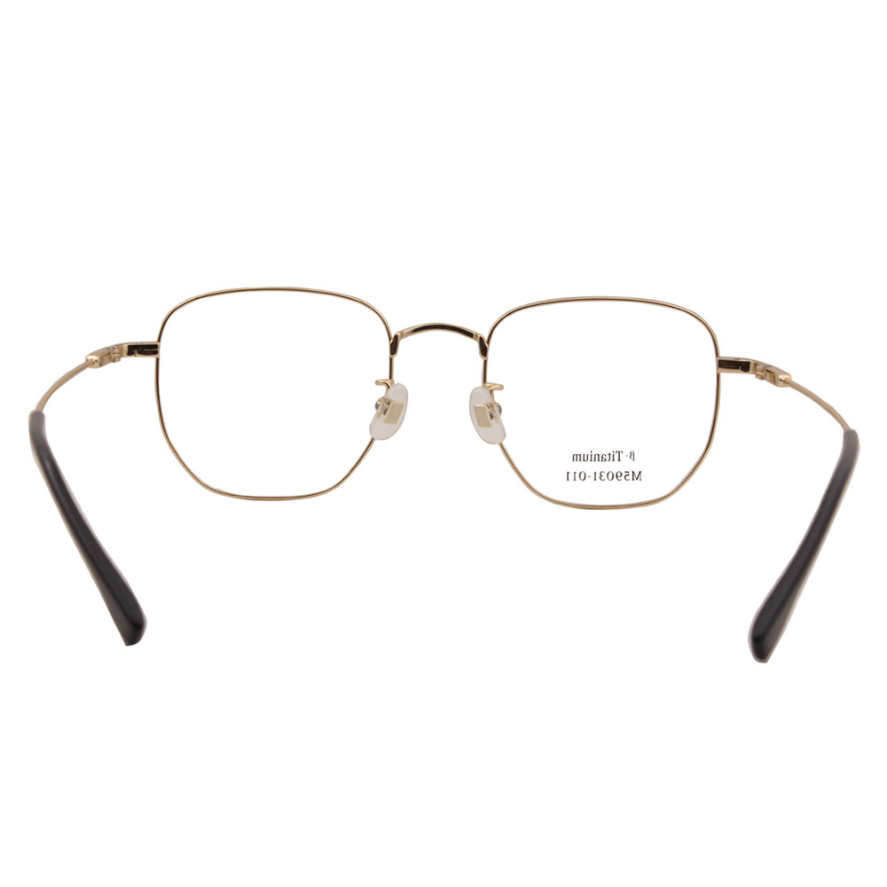 Fashion New Classic Custom Gold Optical Titanium Glasses