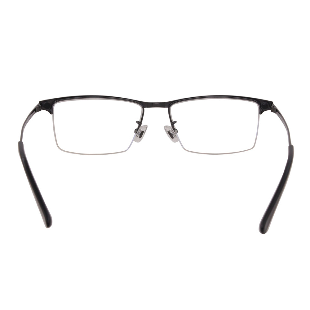 Factory Custom Men Luxury Half Frame Titanium Optical Frame