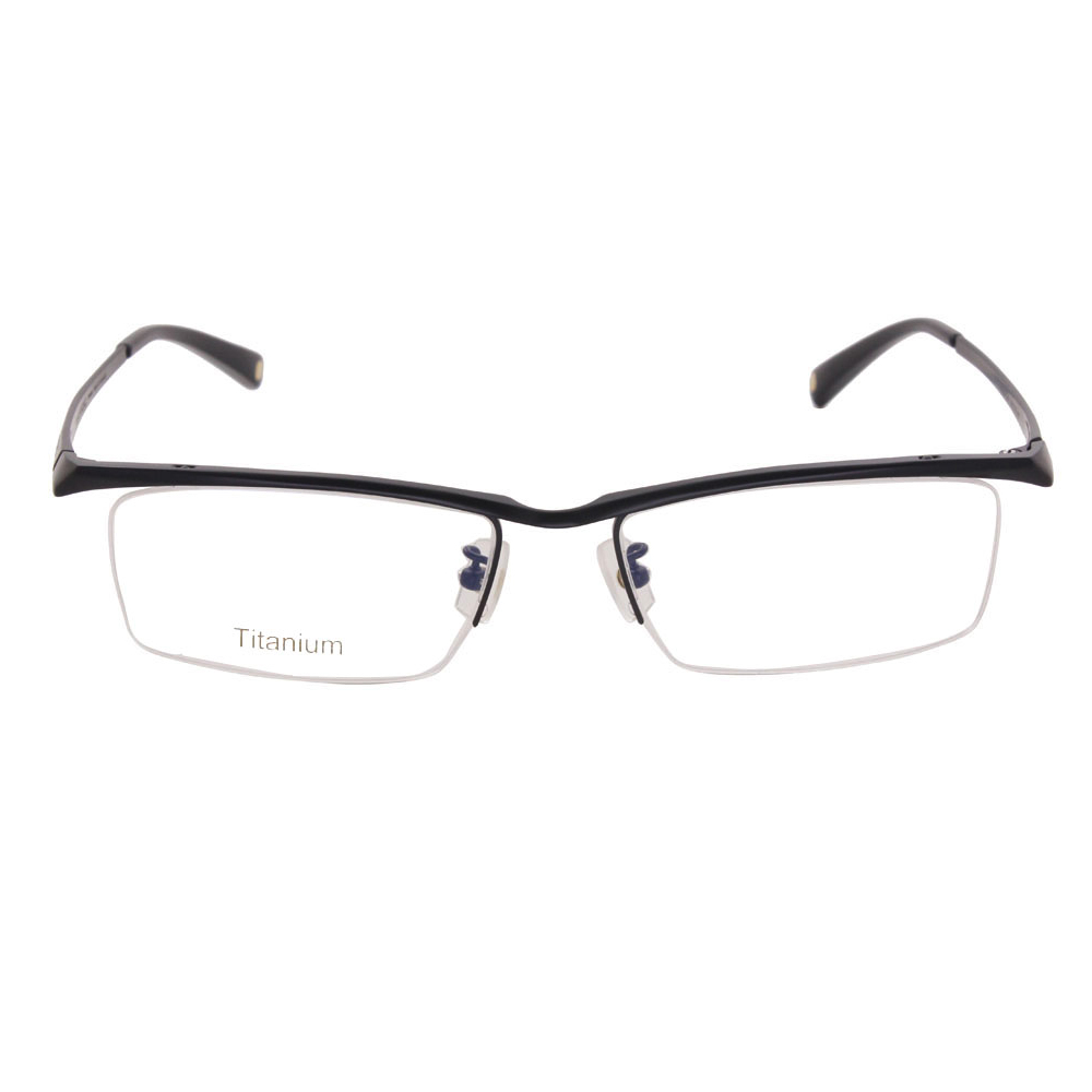 Factory Custom Retro Half Frame Ultra-light Titanium Glasses