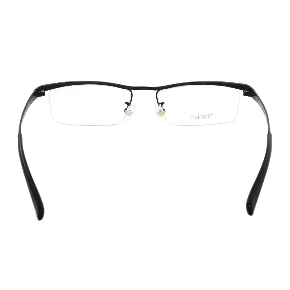 Factory Custom Retro Half Frame Ultra-light Titanium Glasses