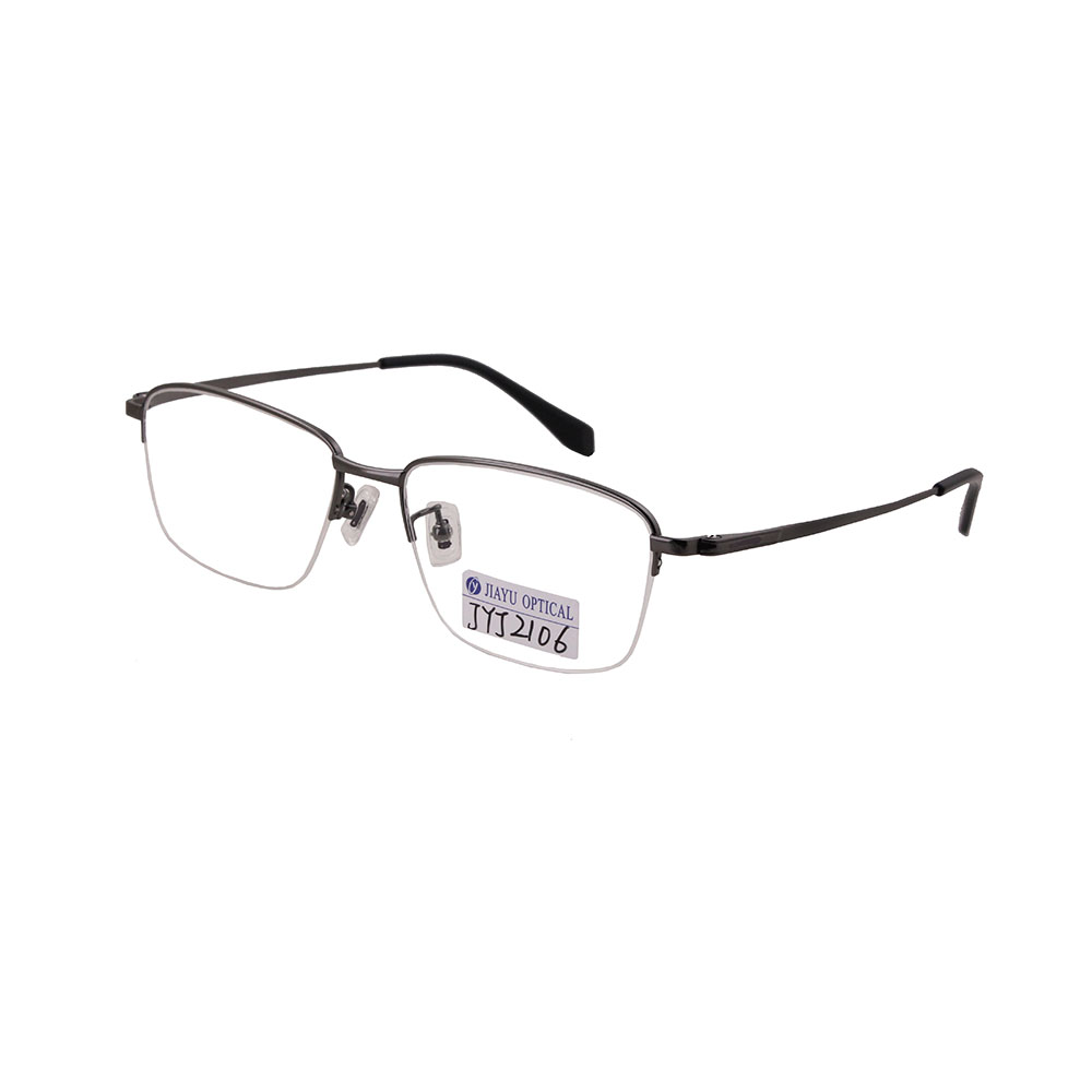 Half-frame Optical Selected Myopia Titanium Glasses Frame