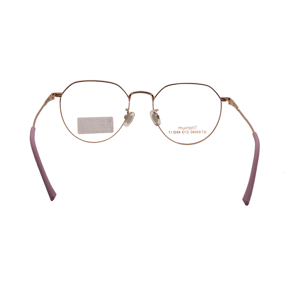 Custom Irregular Optical Women Fashion Titanium Glasses