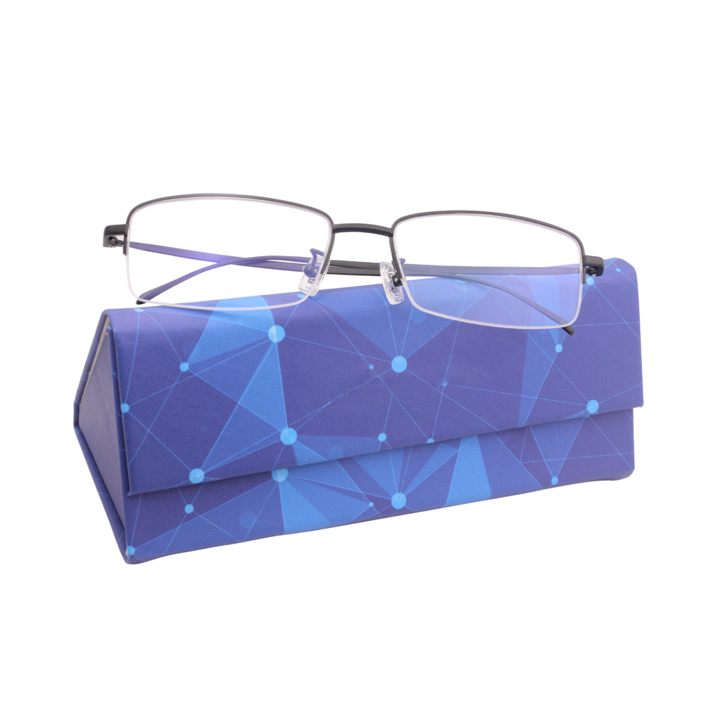 Luxury Fashion Brand Retro Custom Logo Half Frame Glasses