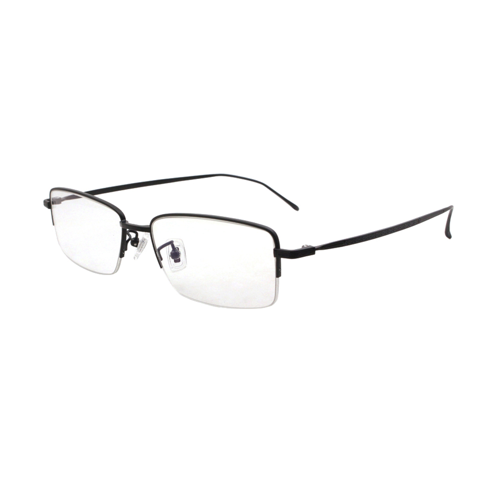 Luxury Fashion Brand Retro Custom Logo Half Frame Glasses