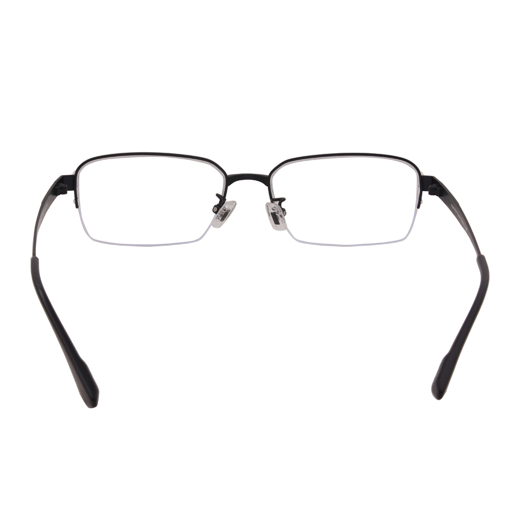 Men Luxury Half Frame Retro Fashion Titanium Optical Frame