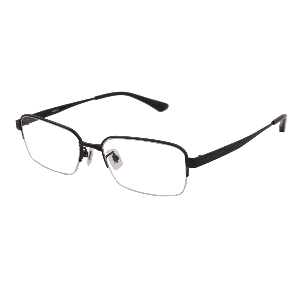 Men Luxury Half Frame Retro Fashion Titanium Optical Frame