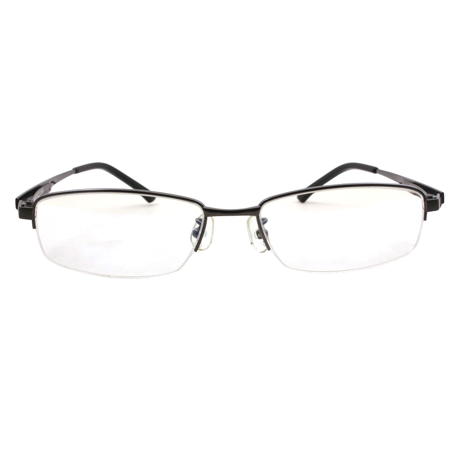 New Designer Half Frame Custom Logo Titanium Optical Frame