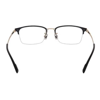 Men Brand Retro Custom Logo Half Frame Titanium Optical Frame