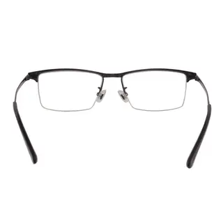 Factory Custom Men Luxury Half Frame Titanium Optical Frame