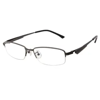 New Designer Half Frame Custom Logo Titanium Optical Frame