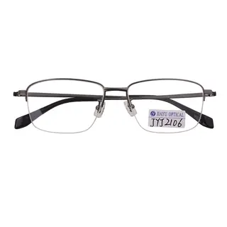 Half-frame Optical Selected Myopia Titanium Glasses Frame