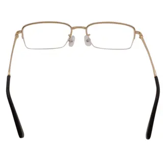 Half Frames Retro Fashion Square Men Titanium Optical Frame