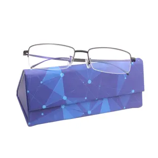 Luxury Fashion Brand Retro Custom Logo Half Frame Glasses