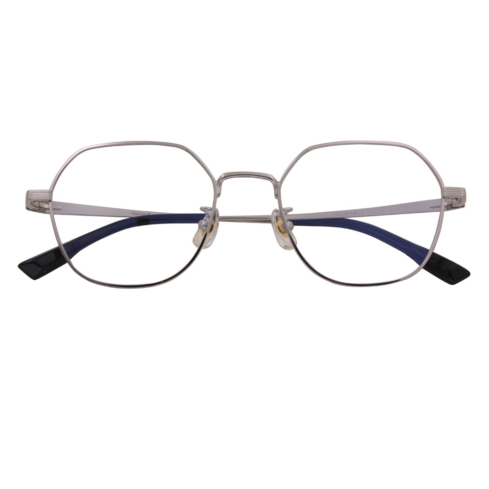 Retro Fashion Custom Logo Titanium Optical Frame for Men