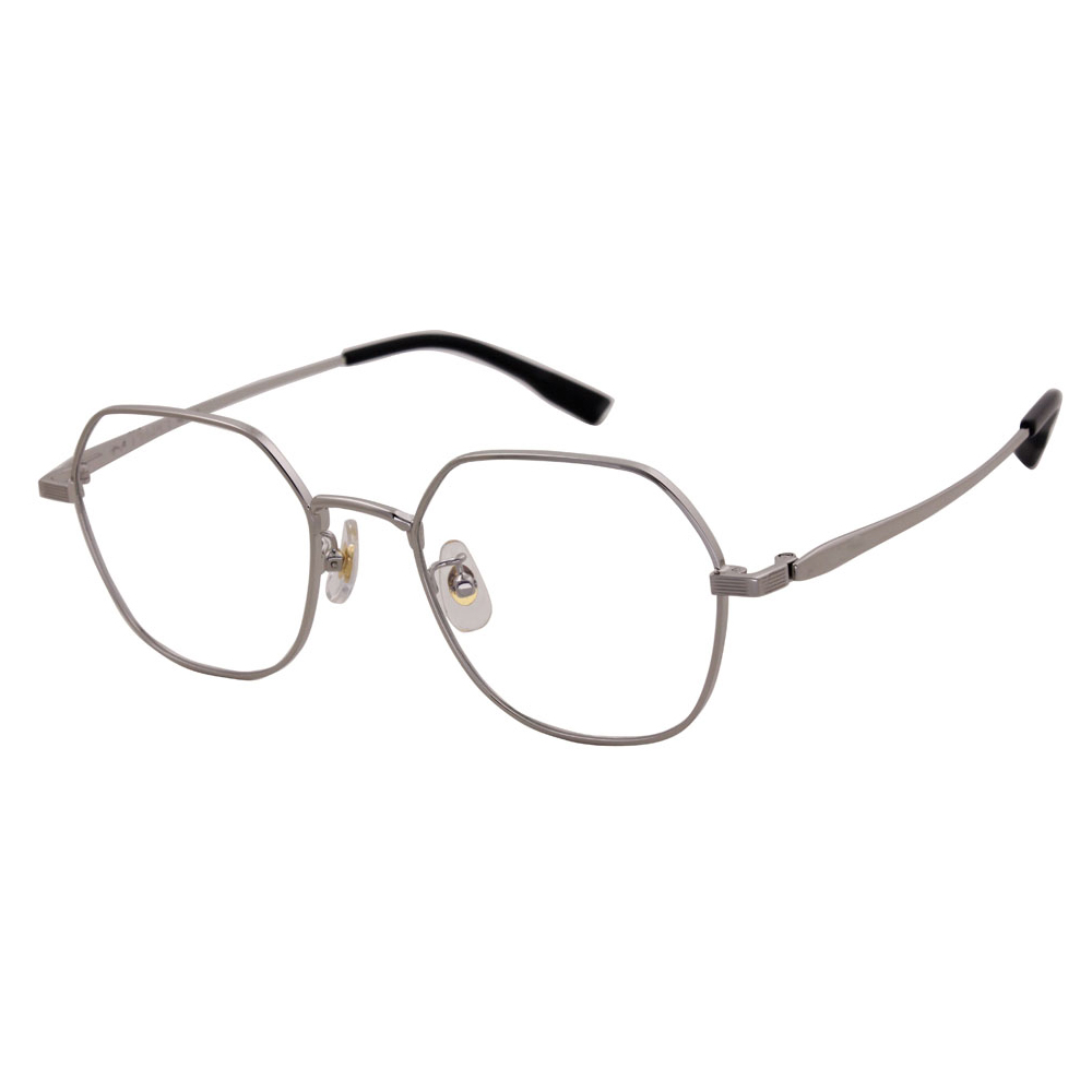 Retro Fashion Custom Logo Titanium Optical Frame for Men