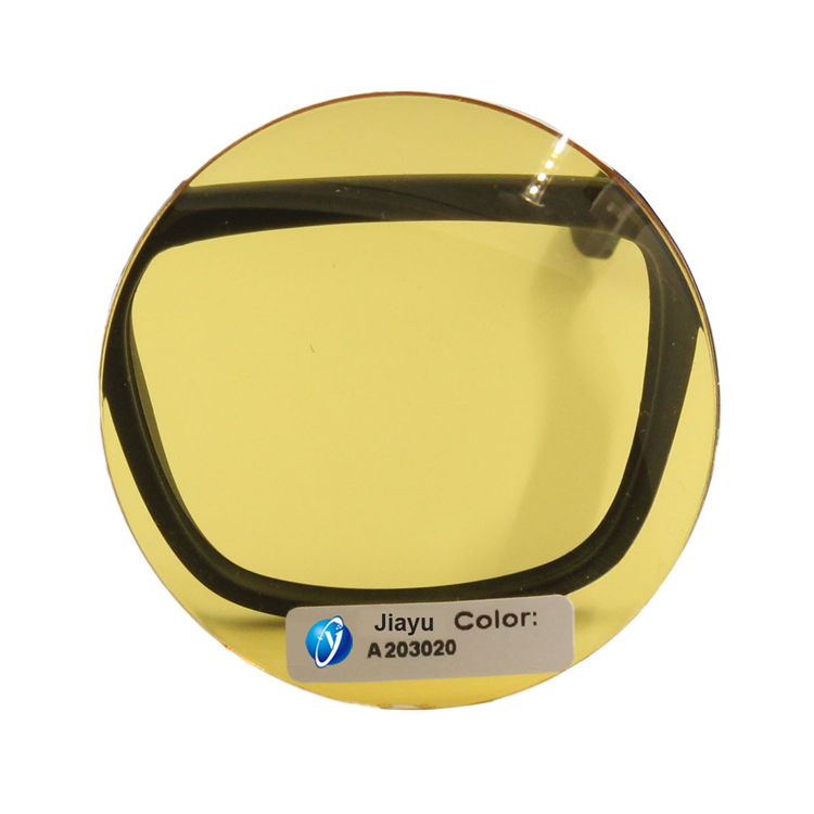Made in Xiamen Yellow Polycarbonate Sunglasses Lenses