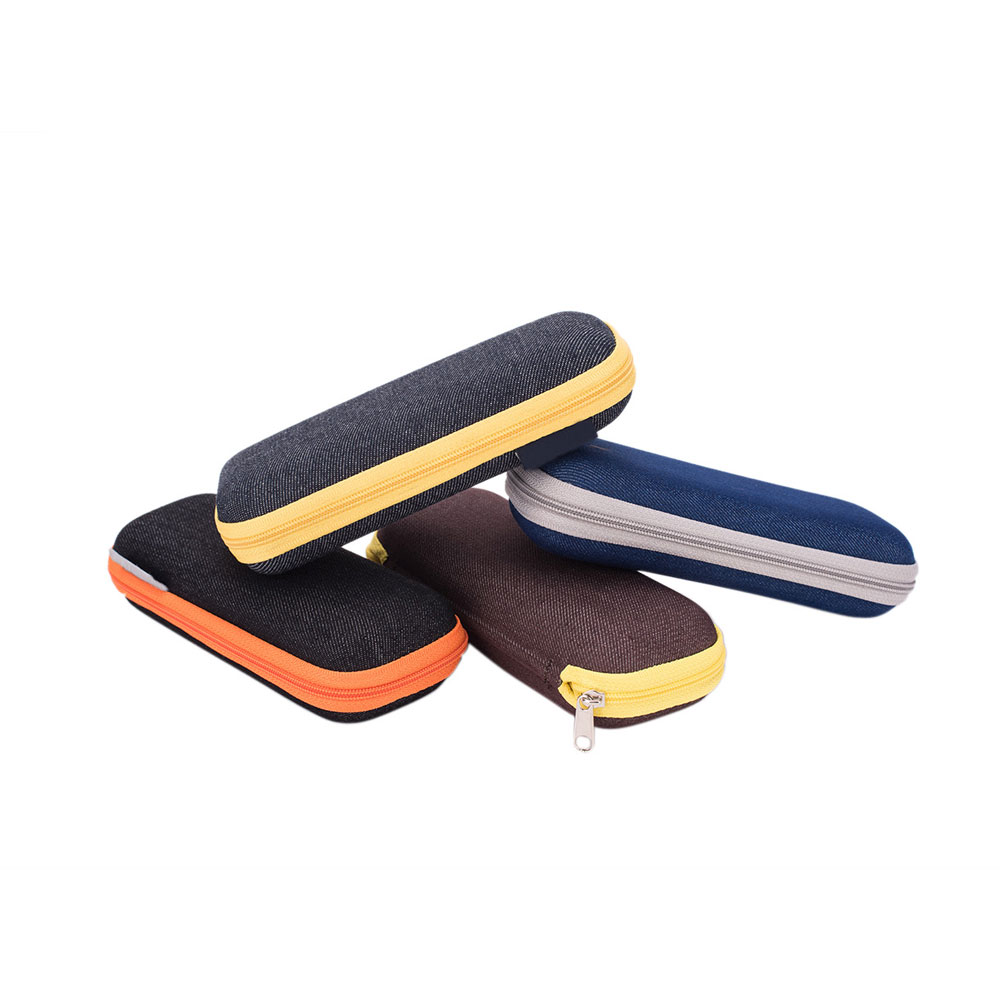 Custom LOGO Sunglasses Packaging Boxes Eva Case With Zipper