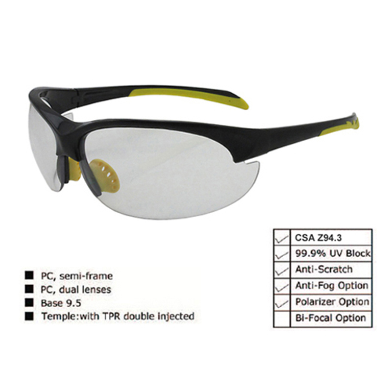 ANSI Z87.1 CE EN166 CSA-Z94.3 Approval Industrial Safety Glasses For Workplace
