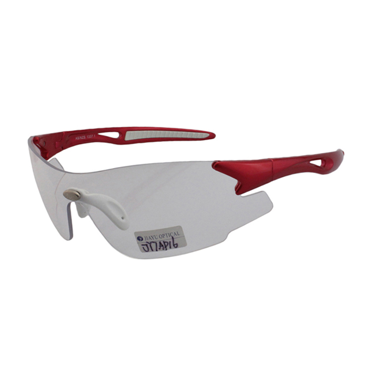 Ansi z87.1 Plastic One Piece Clear Lens Protection Safety Glasses