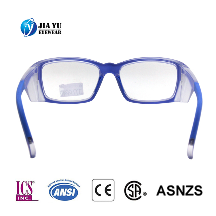 Anti Dust Optical Glasses with Protective Blue Light Blocking Side Shields Safety Glasses