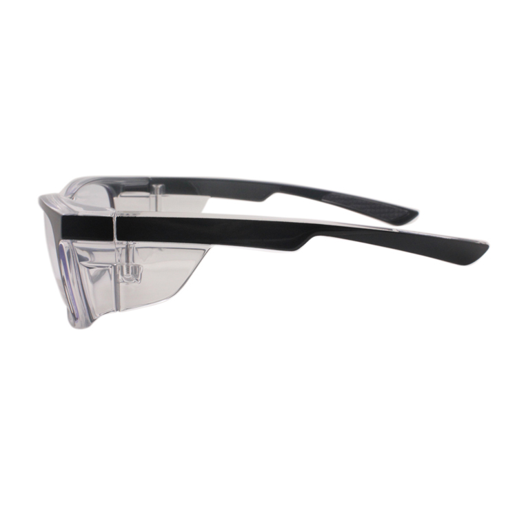 CE FDA Approved PC Glasses Anti Fog with Side Shields ANSI Z87.1 Work Safety Sunglasses