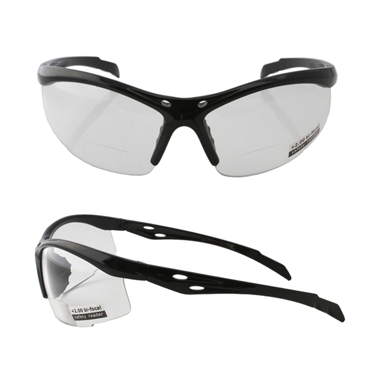 High Quality Semi-Frame Dual Lenses UV Block Work Bifocal Safety Glasses