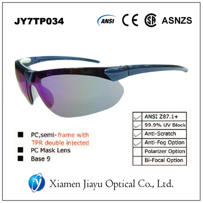 Retro Fashion Construction ANSI Z87.1 Polarized Safety Glasses in China