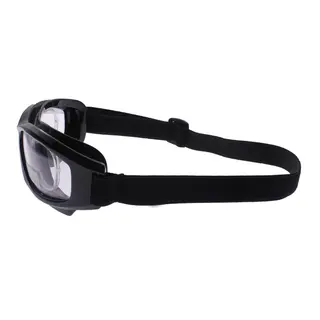 Military Safety Goggles, Bulletproof, Black, Anti-fog, TPU Frame